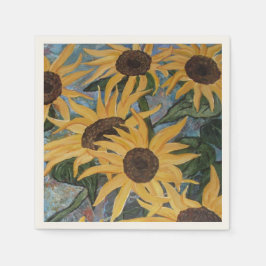 ヒマワリ紙ナプキン スタンダードカクテルナプキン