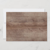 ヒマワリ素朴デイジー誕生パーティー 招待状 (裏面)