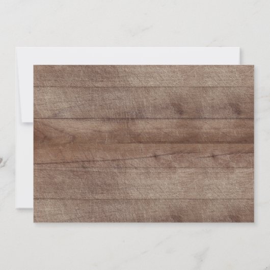 ヒマワリ素朴デイジー誕生パーティー 招待状 (裏面)