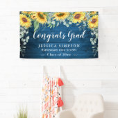 ヒマワリ素朴ユーカリ卒業生 横断幕 (インサイチュ)