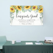 ヒマワリ素朴ユーカリ卒業生 横断幕 (トレードショー)