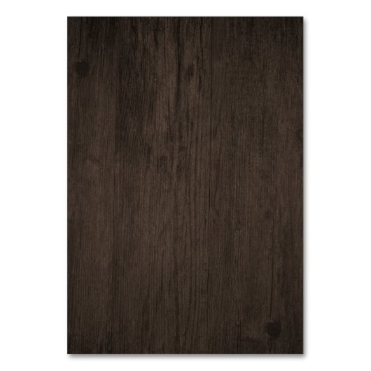 ヒマワリ素朴ーの水結婚色の挿入カード テーブルナンバー (裏面)