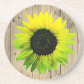 ヒマワリ素朴ー コースター (正面)