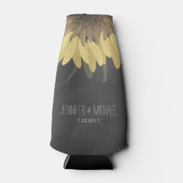 ヒマワリ素朴結婚の ボトルクーラー