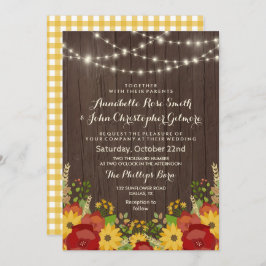 ヒマワリ素朴結婚ズ 招待状