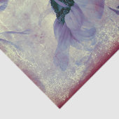 ヒマワリ紫セピアヴィンテージアンティーク組織 薄葉紙 (詳細)