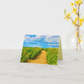 ヒマワリ経路カード カード (黄色い花)