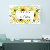 ヒマワリ結婚の飾り旗 横断幕 (トレードショー)