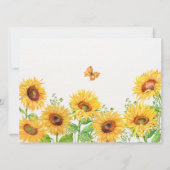 ヒマワリ結婚ス セーブザデート (裏面)