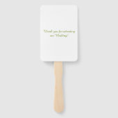 ヒマワリ結婚チャーム ハンドファン (裏面)