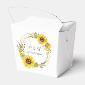 ヒマワリ結婚ボホ フェイバーボックス (裏面サイド)