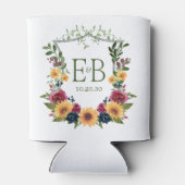 ヒマワリ結婚モグラム 缶クーラー (裏面)