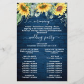 ヒマワリ結婚ユーカリ式プログラム (裏面)