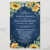 ヒマワリ結婚ユーカリ式プログラム (正面)