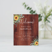 ヒマワリ結婚ユーカリ木材プログラム詳細 (スタンド正面)