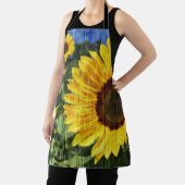 ヒマワリ絵を描スフェンス エプロン (インサイチュ)