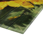 ヒマワリ絵を描スフェンス カッティングボード (角)