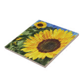 ヒマワリ絵を描スフェンス タイル (側面)