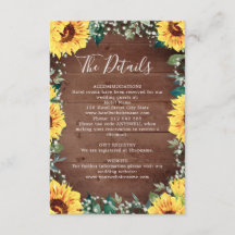 ヒマワリ縁どバビーズブリー結婚ウッドの詳細