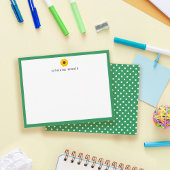 ヒマワリ縁どパーソナライズされたー サンキューカード