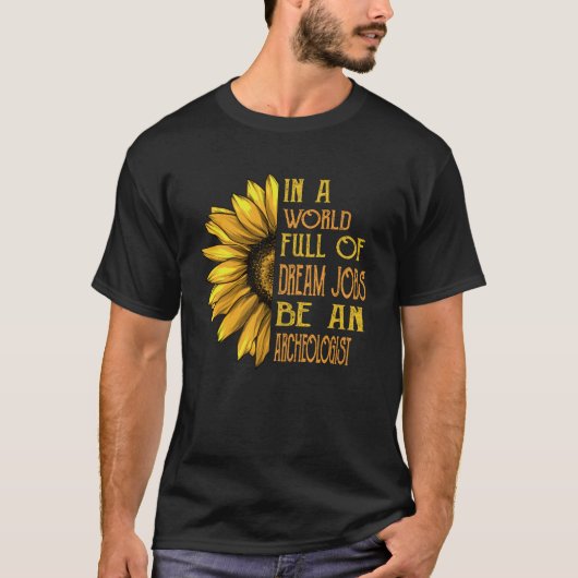 ヒマワリ考古学 Tシャツ (正面)
