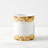 ヒマワリ聖書の緊急番号、聖書の詩 コーヒーマグカップ (中央)