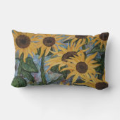 ヒマワリ腰枕 ランバークッション (裏面)