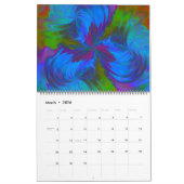 ヒマワリ芸術 カレンダー (3月 2026)