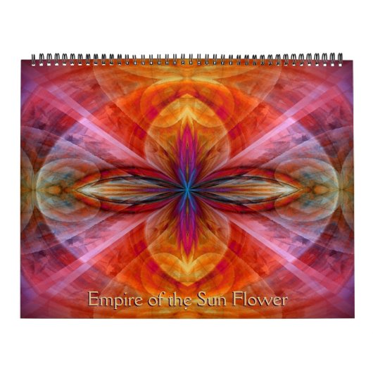 ヒマワリ芸術 カレンダー (カバー)