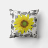 ヒマワリ葉と クッション (裏面)