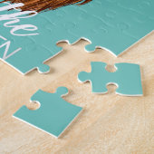 ヒマワリ農園f付きカントリーハイファーランド牛 ジグソーパズル (側面)