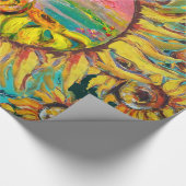 ヒマワリ遊のファンタジーフローラ ラッピングペーパー (角)