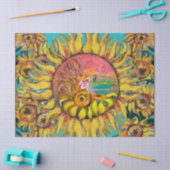 ヒマワリ遊のファンタジーフローラ 薄葉紙 (クラフト)