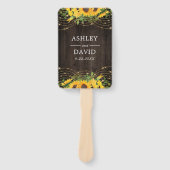 ヒマワリ金ゴールドストリングラ素朴イト結婚ズ ハンドファン (正面)