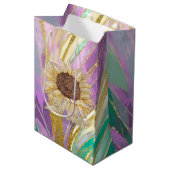 ヒマワリ金属フローラ抱き枕 ミディアムペーパーバッグ (正面アングル)