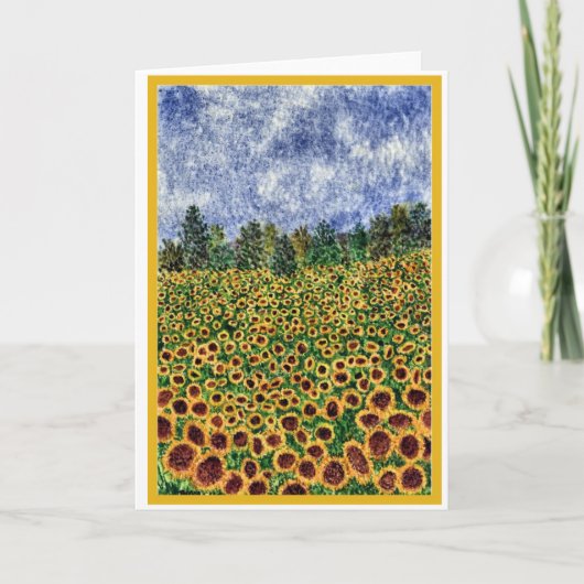 「ヒマワリ銀河系」のカード カード (正面)