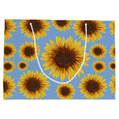 ヒマワリ雨 ラージペーパーバッグ (裏面)