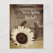 ヒマワリ馬蹄西デイトセピアを保存 案内ポストカード (正面)