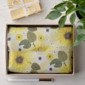 ヒマワリ黄熱帯フローラ 薄葉紙 (ギフト)