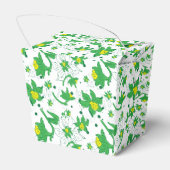 ヒマワリ黄色植物図鑑パターン フェイバーボックス (裏面サイド)