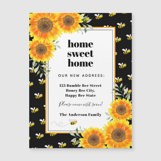 ヒマワリ黒いバンブルミツバチ新居 (正面)