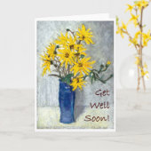 「ヒマワリ」は健康なカードを得ます カード (黄色い花)