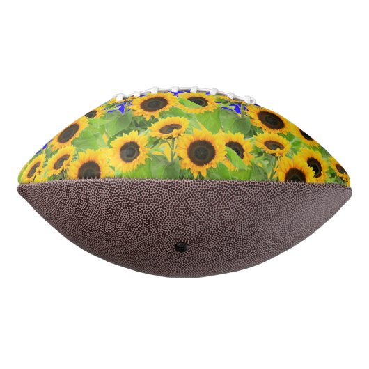 ヒマワリ – ウクライナ国旗平和の自由ウクライナ  アメリカンフットボール (回転270)
