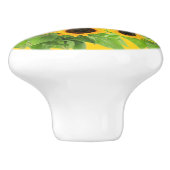 ヒマワリ – ウクライナ国旗平和の自由ウクライナ  セラミックノブ (側面)