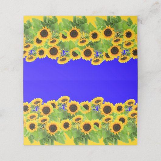 ヒマワリ – ウクライナ国旗平和の自由ウクライナ  ロイヤリティカード (外部開封)