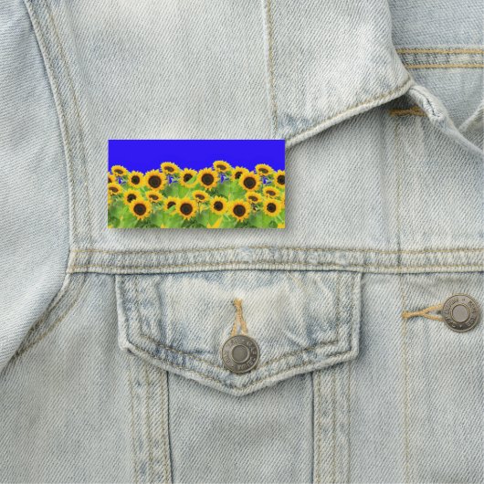 ヒマワリ – ウクライナ国旗平和の自由ウクライナ 名札 (インサイチュ)