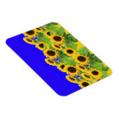 ヒマワリ – ウクライナ国旗Peace Freedom Ukraine マグネット (右側)