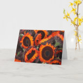 ヒマワリ カード (黄色い花)