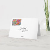 "ヒマワリ" カード (裏面)