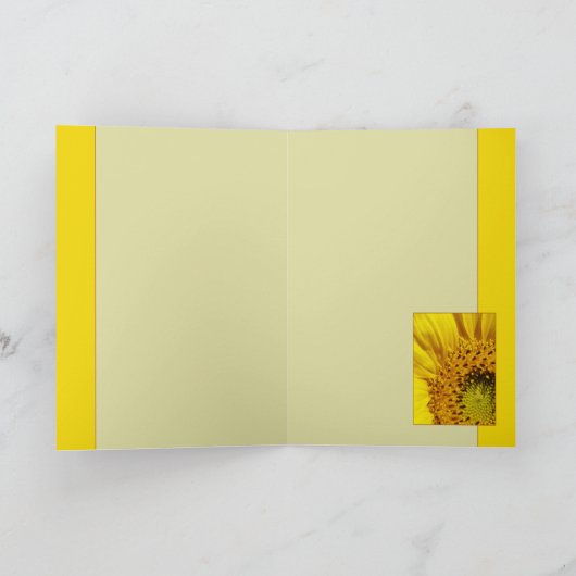 ヒマワリ カード (内部)